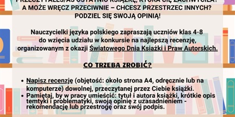 LITERACKIE ODKRYCIA - Konkurs na recenzję książki