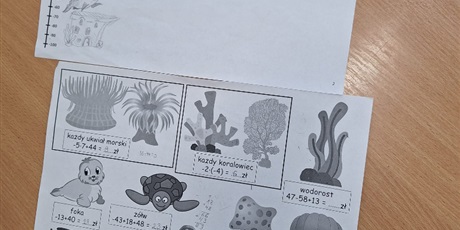 Podwodny świat – matematyczny projekt klasy 6 
