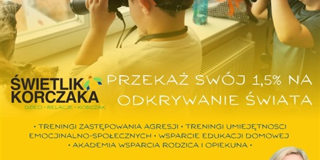 Wsparcie dla"Świetlika Korczaka" 