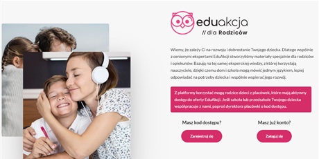 Powiększ grafikę: ♦ Platforma dla rodziców - EduAkcja